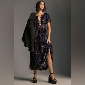 Anthropologie The Somerset Dress, velvet edition
